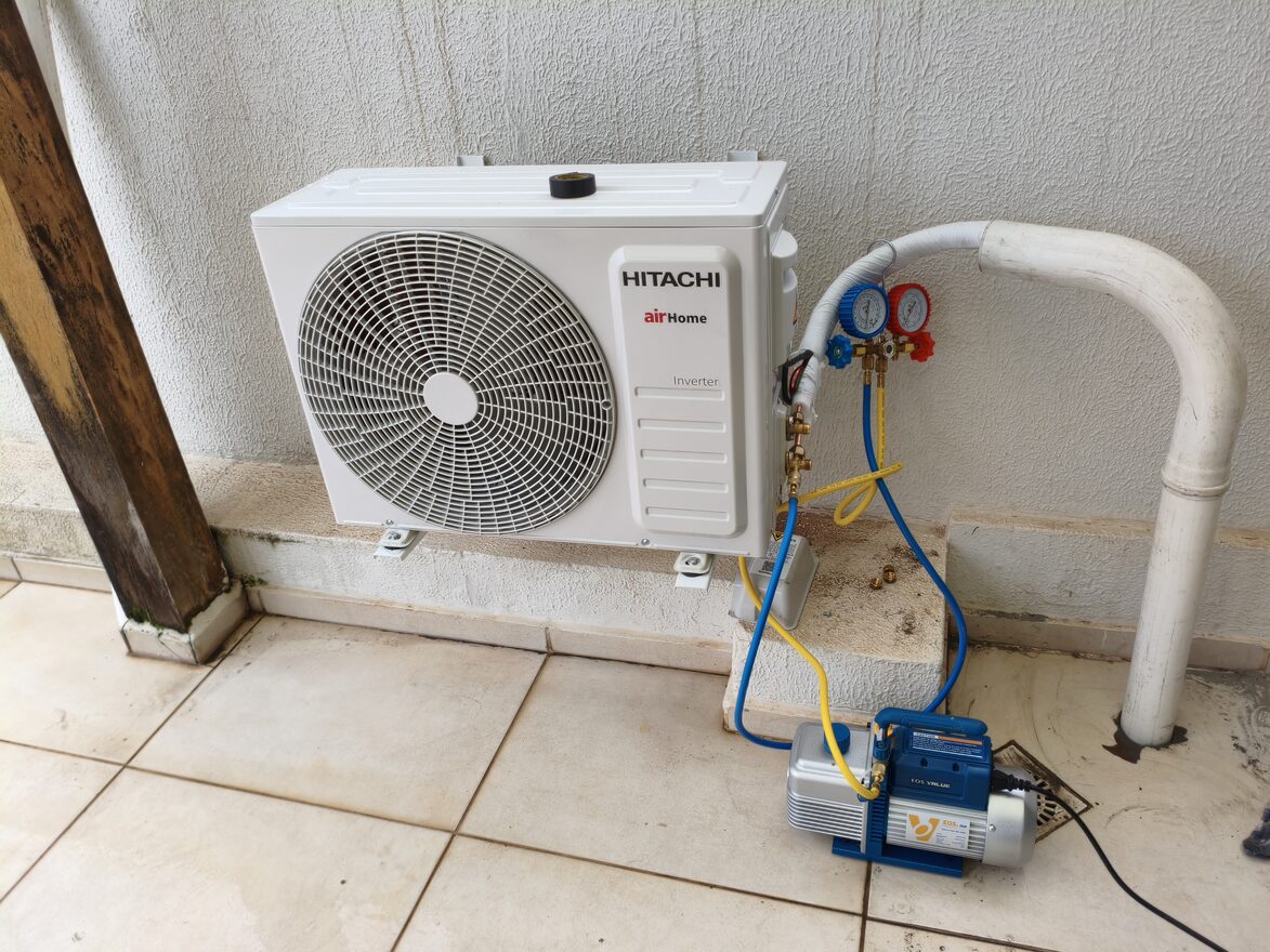 Instalação de ar-condicionado split